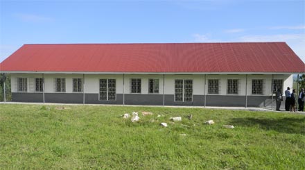 A newly constructed maternity centre